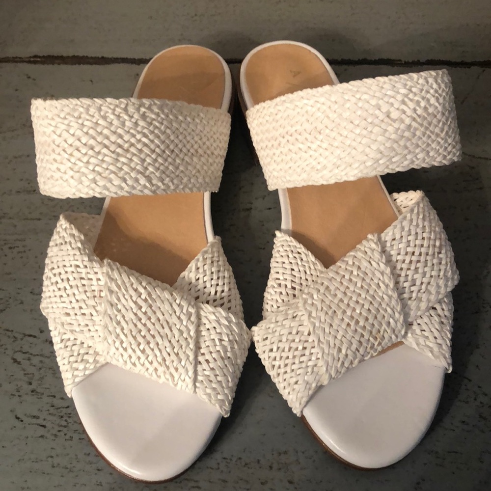 Anthropologie slide sandals